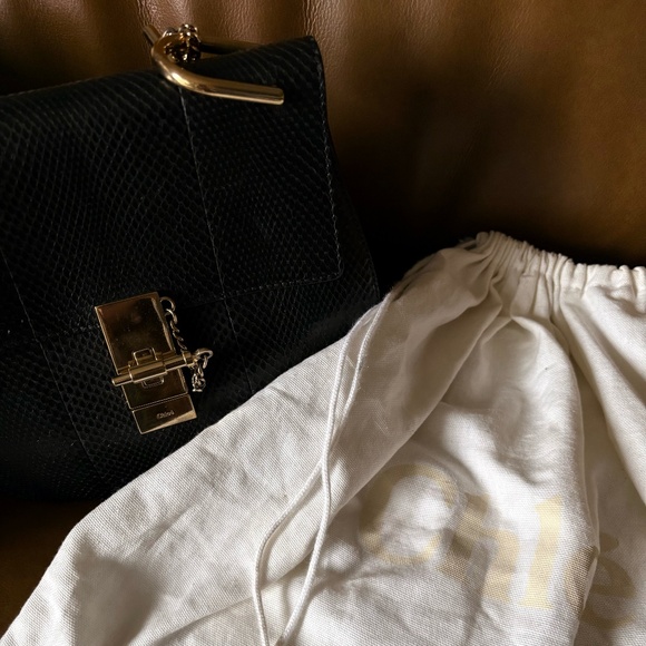 Chloé Drew Python Shoulder Bag - Picture 14 of 15